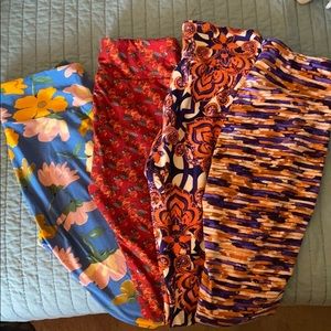 🌟 NWOT Lularoe Leggings Bundle OS 4 Pack 🌟